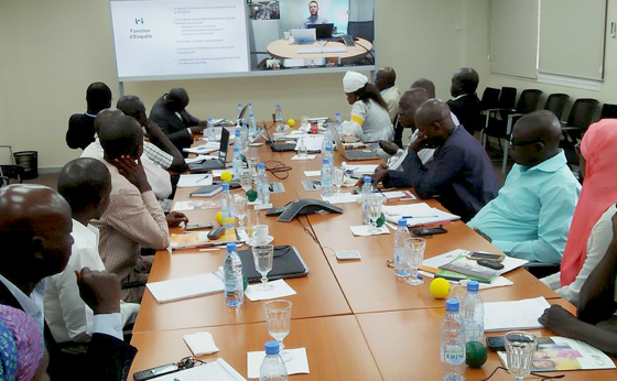 workshop participants in a classroom