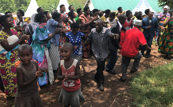 group of people dancing