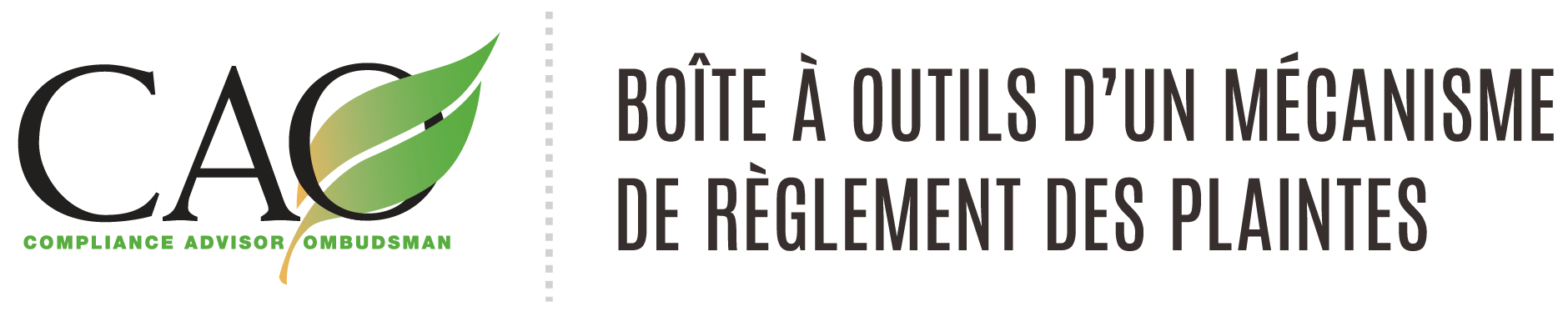 Boîte À Outils Du Mécanisme De Règlement Des Plaintes