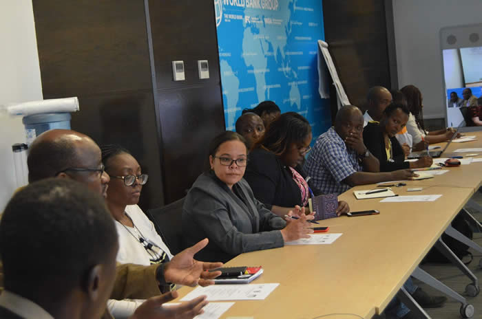 Civil society representatives connecting from Nairobi