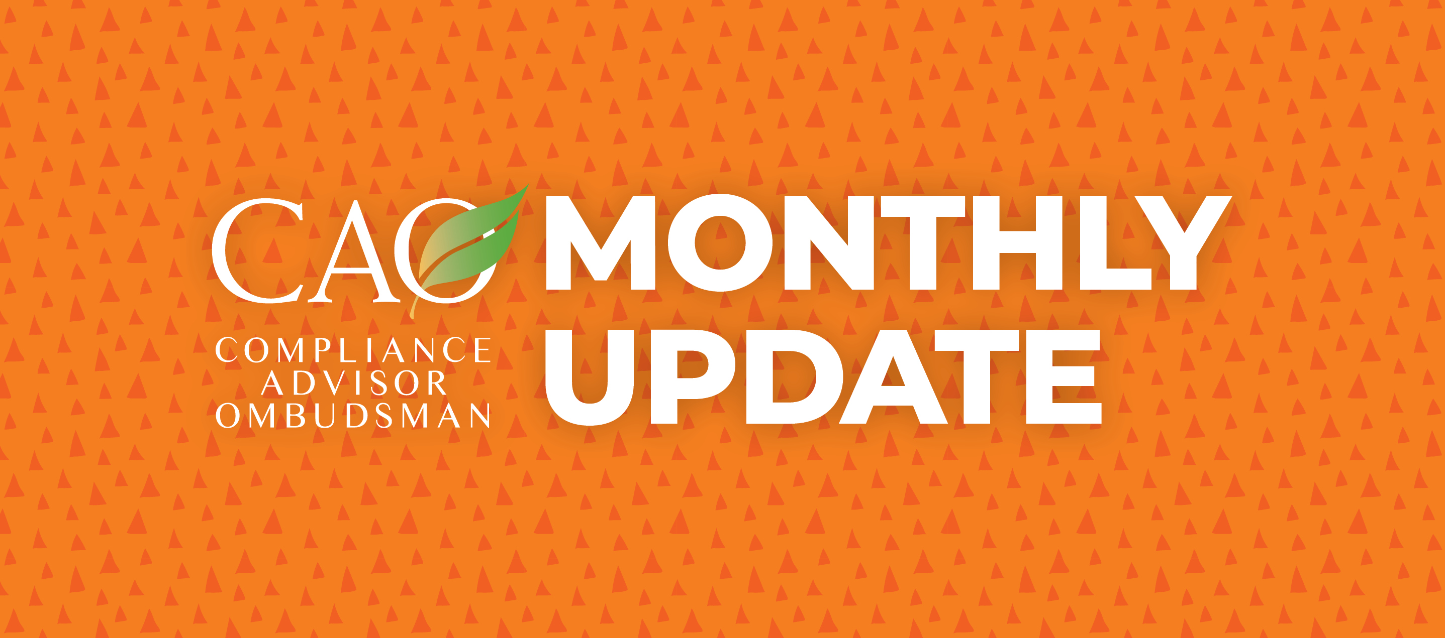 CAO Monthly Updates Hero Banner