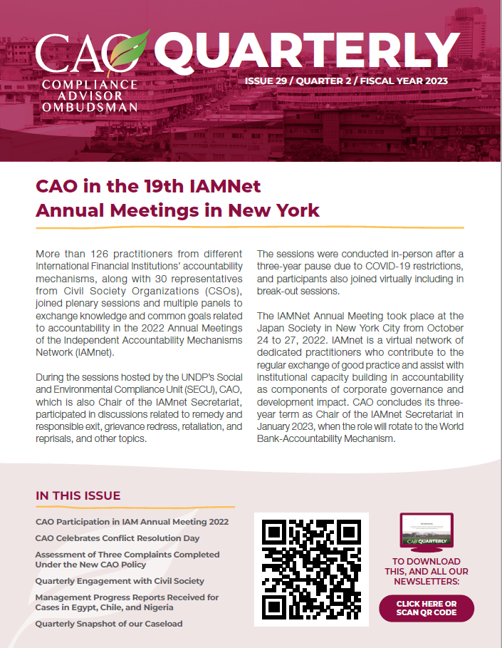 CAO Quarterly Issue 29 - Image
