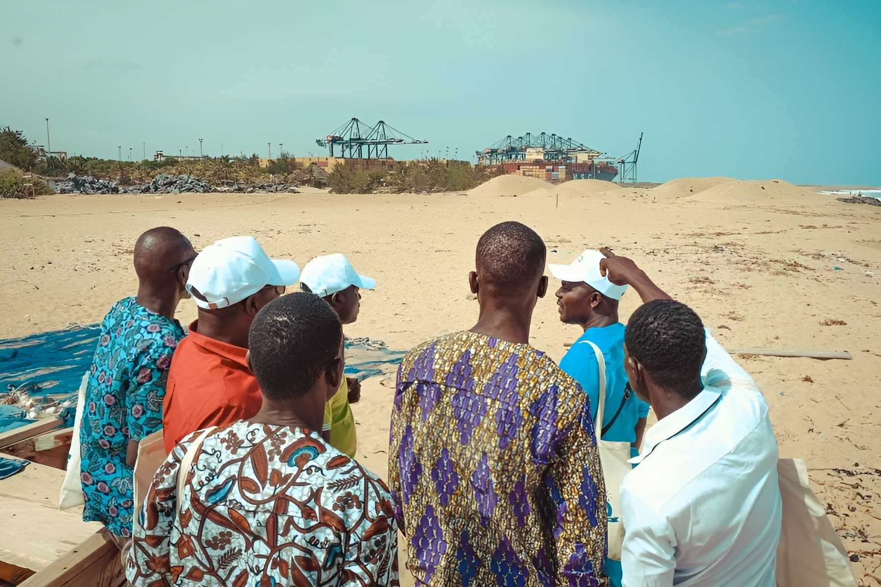 Project-affected community members visit Port of Lomé in Togo
