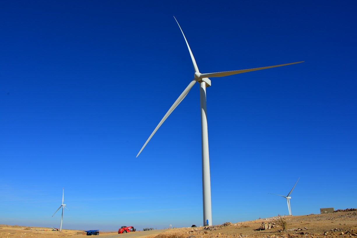 Al Rajef Wind Farm, Jordan - Photo Credit - Alcazar Energy