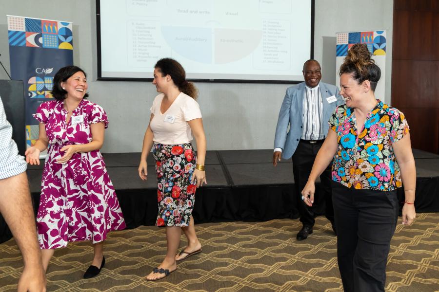 Action Dynamics with Participants